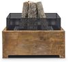 Fireplace Feuerschale Schwarz-Corten – Feuerstelle 55 × 55 × 37 cm, 16 kg Bild 4