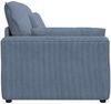 vidaXL Modulares Sofa Endmodul mit Armlehne Kissen Blau 100 cm 4104410 Bild 4