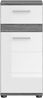 welltime Unterschrank Lucca, Breite 35cm, 1 Tür (Türanschlag wechselbar), 1 Schubkasten MDF Front, Badmöbel, Badschrank, Schrank, Bad, Badezimmer Bild 3