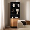 Bronx71 Schrank Bradley schwarz / Eiche hell 220 cm Bild 5
