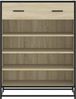 Schuhschrank, Schuhkipper für Flur, modern Sonoma Eiche 75x38x97,5 cm Holzwerkstoff Metall Bild 4