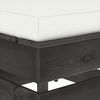 vidaXL Modulares Mittelsofa mit Kissen Grau Imprägniertes Holz 3068122 Bild 5