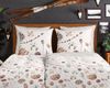 Good Morning Flanell Bettwäsche 135x200 Mirre Zweige Natur Wende sand 30919 Bild 3