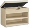 Vasagle Schuhbank, mit gepolstertem Kissen, Holzspanplatte, 30 x 60 x 44 cm, naturbeige Bild 3