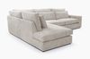 Beautysofa Ecksofa PARMA Die Lieferung beinhaltet die Lieferung in die Wohnung, im modernes Design, klassische Polsterecke inklusive Wellenfedern Bild 3