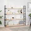 vidaXL Schweberegal 160x20x2 cm Massivholz Akazie Unbehandelt 3279359 Bild 2