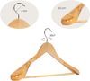 RSR Hangers Kleiderbügel Natur Anzugbügel Jackenbügel Blazer 44,5 cm 360° Haken, (5-tlg) Bild 2
