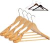 RSR Hangers Kleiderbügel Natur Anzugbügel Jackenbügel Blazer 44,5 cm 360° Haken, (5-tlg) Bild 4