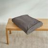 s.Oliver 'Oro' Wohndecke, flauschig, warm & waschbar, Polyester taupe, 150x200 cm Bild 3