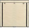 vidaXL Schuhschrank mit Abdeckung Cremeweiß 115 x 28 x 110 cm Stoff 282433 Bild 5