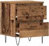 vidaXL Nachttisch 2 pcs Altholz 40 x 35 x 50 cm Holzwerkstoff 863483 Bild 5