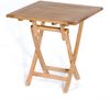 SunnySmart Teakholz-Klapptisch Perth natur Tisch 70x70 cm Balkontisch Bild 3
