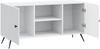 vidaXL TV-Schränk Weiß 102 x 34,5 x 50 cm Holzwerkstoff 895615 Bild 4