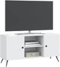 vidaXL TV-Schränk Weiß 102 x 34,5 x 50 cm Holzwerkstoff 895615 Bild 3