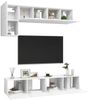 vidaXL 5-tlg. TV-Schrank-Set Weiß Holzwerkstoff 3078693 Bild 3