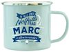 HTI-Living Becher Echter Kerl Emaille Becher Marc, Emaille, Kaffeetasse Teetasse Männergeschenk Bild 2