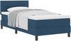 vidaXL Boxspringbett mit Kopfteil Blau 90 x 200 cm Stoff 3338663 Bild 2