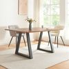 Tischgestell 2er Set Greiling 72x70cm Schwarz [en. casa] Bild 3