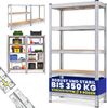 MONZANA® Schwerlastregal 170x75x30cm 350kg 5 MDF-Platten Bild 1