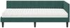 vidaXL Eckbettgestell mit Matratze mit Kopfteil 2 pcs Grün Samt 3393970 Bild 5