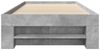 vidaXL Bettgestell Betongrau 100x200 cm Holzwerkstoff 3295488 Bild 5