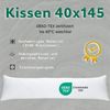 livessa Seitenschläferkissen mit bezug 40x145 cm - Schwangersschaftskissen - Schlafkissen, Kissen mit Bezug, Seitenschläferkissen : 100% Mikrofaser, Kissenbezug: 100% Baumwolle, Stillkissen mit Kissenbezug Bild 4