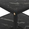 vidaXL Beistelltisch Schwarz 60 x 60 x 35 cm Hartglas [322890] Bild 4
