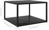 vidaXL Beistelltisch Schwarz 60 x 60 x 35 cm Hartglas [322890] Bild 5