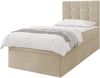 Boxspringbett Gazel Single (Farbe: Manila 02, Größe: 90 x 200) Bild 2
