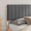 vidaXL Bettgestell mit gepolstertem Kopfteil Dunkelgrau 180 x 200 cm 878030 Bild 3