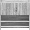 vidaXL Wandregal Wandhalterung Grau Sonoma 80 x 36 x 80 cm 8011384 Bild 4