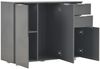 vidaXL Sideboard Hochglanz-Grau 107x35x80,5 cm 283720 Bild 4