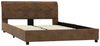 vidaXL Bettgestell Braun Wildleder-Optik 140 × 200 cm 284891 Bild 3