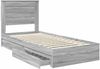 vidaXL Aufbewahrungsbett Graues Sonoma 75 x 190 cm Holzwerkstoff 3410283 Bild 5