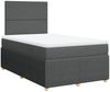 vidaXL Boxspringbett mit Matratze Dunkelgrau 120x200 cm Stoff 3294317 Bild 3