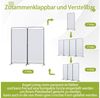 Angel Living Paravent 2 Teilig klappbarer Raumteiler, freistehende Sichtschutzwand (2 St), ür Büro, Balkon, Schlafzimmer und Garten, 162x180cm Bild 3