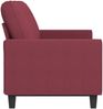 vidaXL 3-Sitzer-Sofa Weinrot 180 cm Stoff 359405 Bild 4
