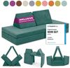 Linodino Kindersofa Spielsofa I aus Schaumstoff Bausteine I Spielcouch für Kinder, Wasserfeste Unterbezüge, Waschbare Chenille Bezüge 30° Bild 2