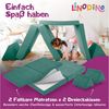 Linodino Kindersofa Spielsofa I aus Schaumstoff Bausteine I Spielcouch für Kinder, Wasserfeste Unterbezüge, Waschbare Chenille Bezüge 30° Bild 4