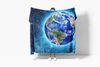 Handtücher Handtuch Strandhandtuch Saunatuch Kuscheldecke mit Fotomotiv Erde Planet Weltal, Baumwolle-Polyester-Mix (1-St), Handtuch Bild 2