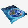 Handtücher Handtuch Strandhandtuch Saunatuch Kuscheldecke mit Fotomotiv Erde Planet Weltal, Baumwolle-Polyester-Mix (1-St), Handtuch Bild 3