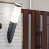 LED Fackel-Wandleuchte, Edelstahl anthrazit, H 40 cm Bild 3