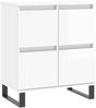 vidaXL Sideboards 3 Stk. Hochglanz-Weiß Holzwerkstoff 3190207 Bild 5