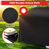  SPGOOD Grillabdeckung, wasserdicht, 420D Oxford-Stoff schwarz, 170 x 61 x 117 cm Bild 4