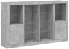 vidaXL Sideboards mit LED-Leuchten 3 Stk. Betongrau Holzwerkstoff 3209138 Bild 5