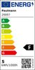 Filament 230V LED Tropfen E14 5x470lm 5x4,8W 2700K Matt Bild 4