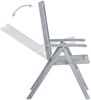 vidaXL Hochlehner Verstellbar 6 Stk. mit Auflagen Massivholz Akazie 3065323 Bild 5