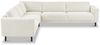 Home affaire Ecksofa Sveeva, L-Form, B. 288 cm, schwarze Metallfüße, langlebiger Webstoff, mit Wellenunterfederung, viele Farben Bild 2