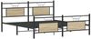 vidaXL Bettgestell ohne Matratze Sonoma-Eiche 140x200 cm Holzwerkstoff 4106793 Bild 5