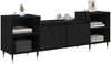 vidaXL TV-Schränk Schwarz Eichen-Optik 160 x 35 x 55 cm Holzwerkstoff 882725 Bild 3